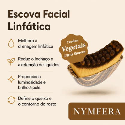 Escova Facial Nymfera - Reafirma e Drena o Rosto