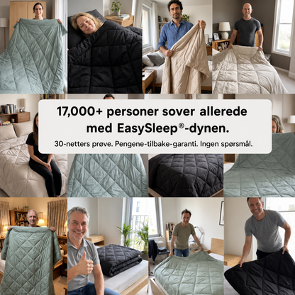 EasySleep® 2-i-1-dyne med hurtigtørkende teknologi som gjør sengetøy unødvendig