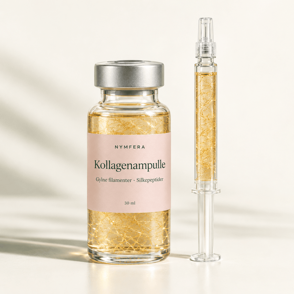 Nymfera kollagenampulle med doseringssprøyte