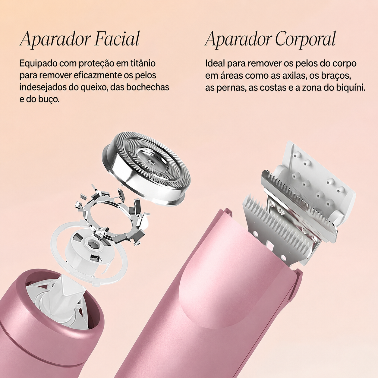 Nymfera Dual-Head PRO • Barbeador Elétrico
